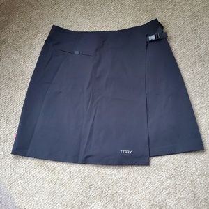 Terry wrap skirt
